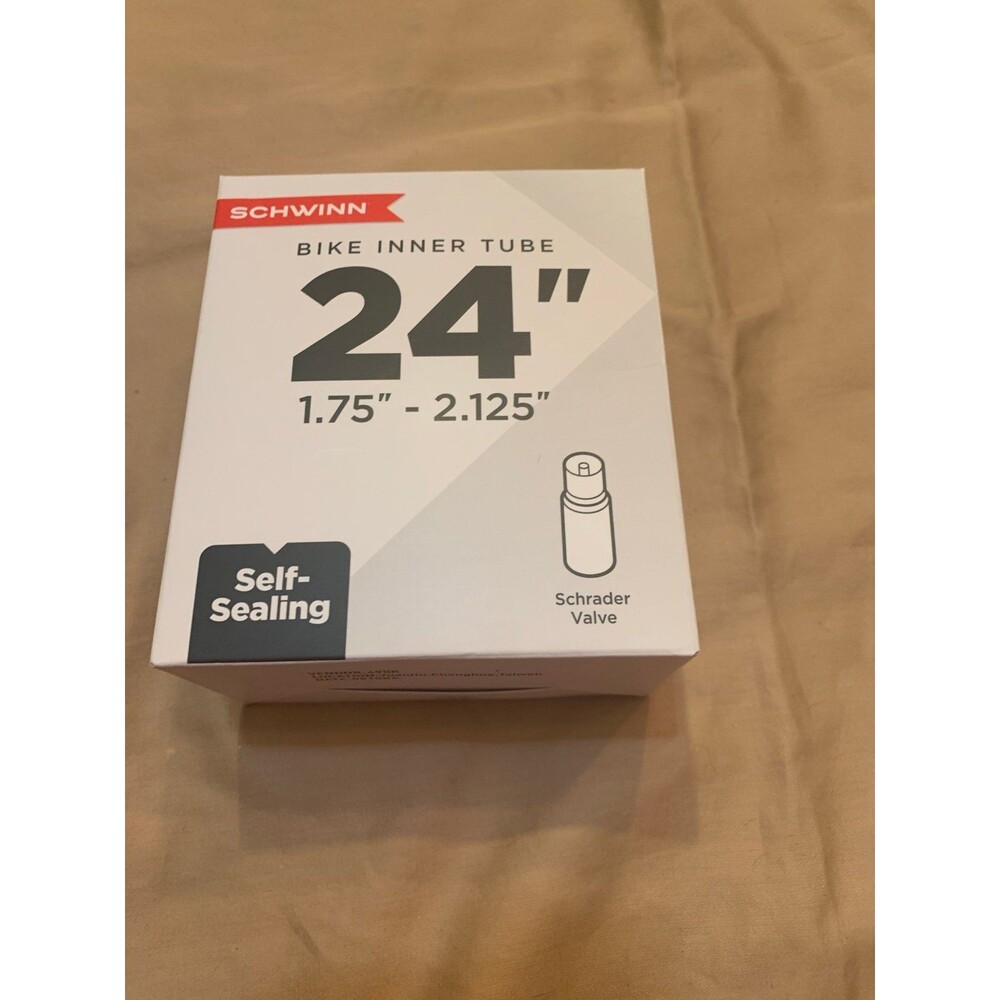 Schwinn 24" Self‑Sealing Bike Inner Tube – 1.75" to 2.125" – Schrader Valve